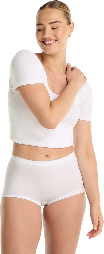 Ten Cate Basics shorts wit pack voor Dames Maat XXL bol