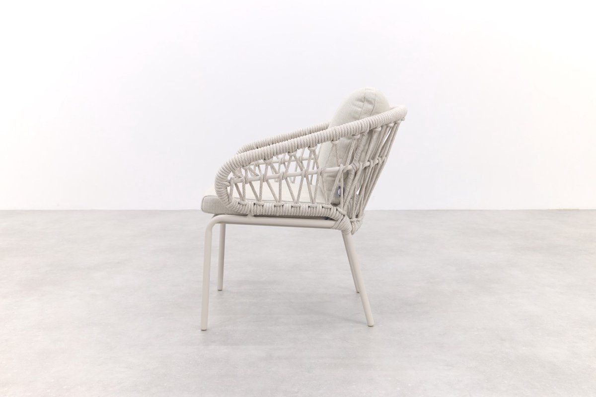 Suns Tosca chaise de jardin dining rope - Camel Sand
