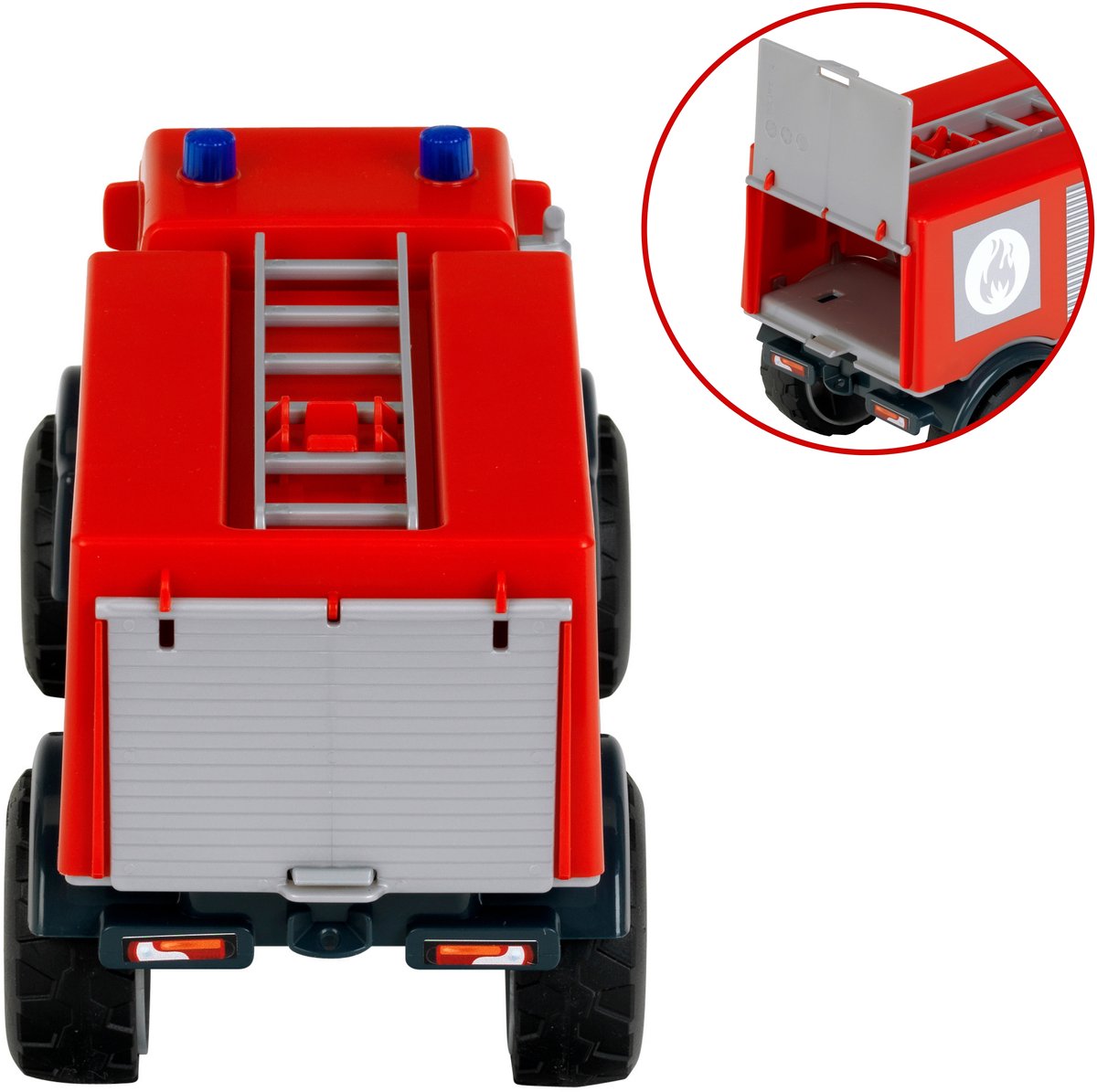 Klein toys - Mercedes-Benz - Unimog Brandweer auto zandtruck - voor binnen en buiten - schaal 1:24 — afbeelding 6