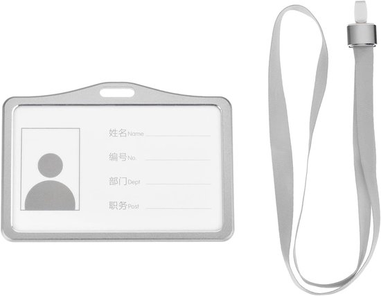 Uniclife Verticale id-badgehouder voor 2 kaarten met duimsleuven Harde transparante PC-behuizingsbescherming met intrekbare id-badgehouder- karabijnhaak voor creditcards, 2 stuks