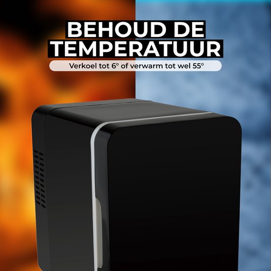 Denver Mini Koelkast - Koelen en Verwarmen - Skincare fridge - 12v Auto aansluiting - MFR404 van Denver — afbeelding 2