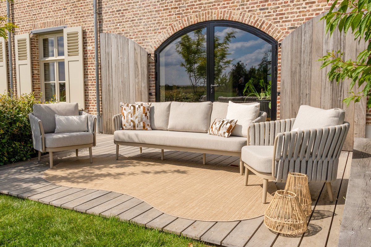 Taste by 4 Seasons Eva stoel-bank loungeset 3-delig