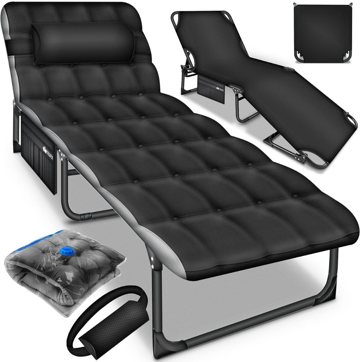 Veldbed - Kampeerbed - Vouwbed 1 Persoons - Logeerbed