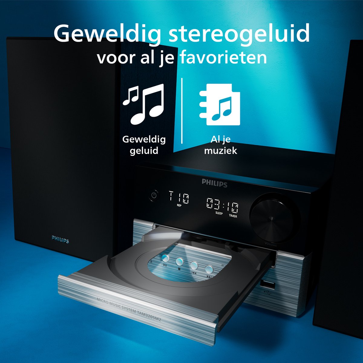 Philips TAM3205M2 - Compact Stereo Systeem thumbnail 4