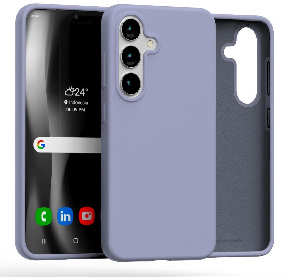 Kwik Siliconen Hoesje Voor Samsung Galaxy S25 Telefoonbescherming Beveiliging