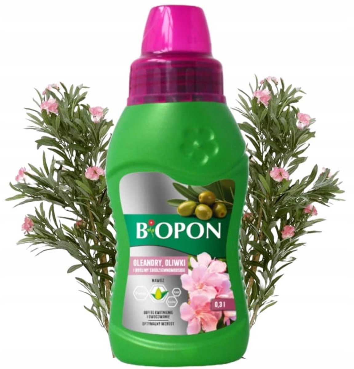 Biopon Serie - Vloeibare Meststof voor Mediterrane Planten - Potas Rijk - Intensieve Groei Ondersteuning