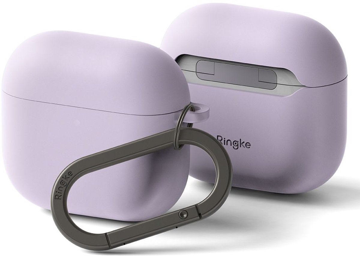 Ringke Silicone Case Apple AirPods 4 Hoesje Siliconen Paars