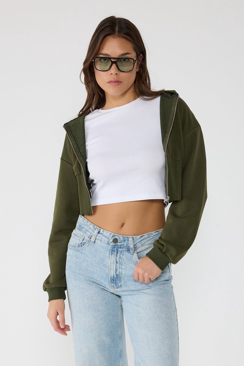 Sweat à capuche zippé