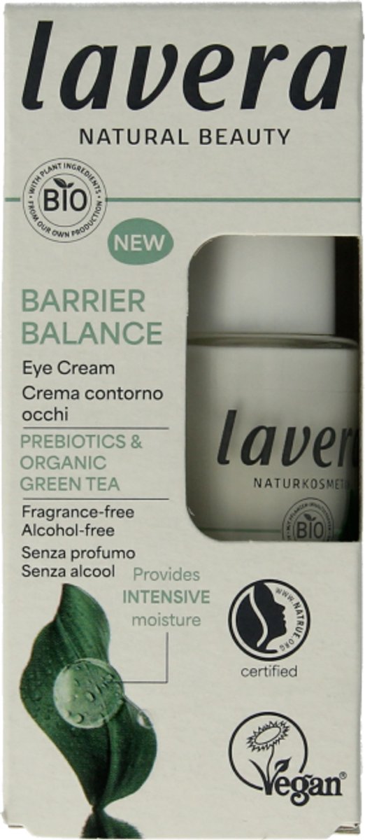 Lavera Barrier balance eye cream bio 15 Milliliter