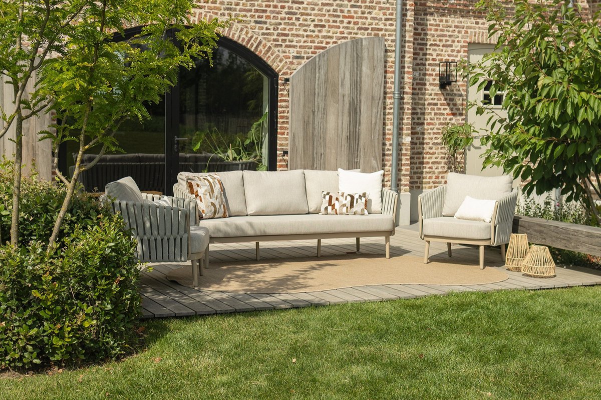 Taste by 4 Seasons Eva stoel-bank loungeset 3-delig