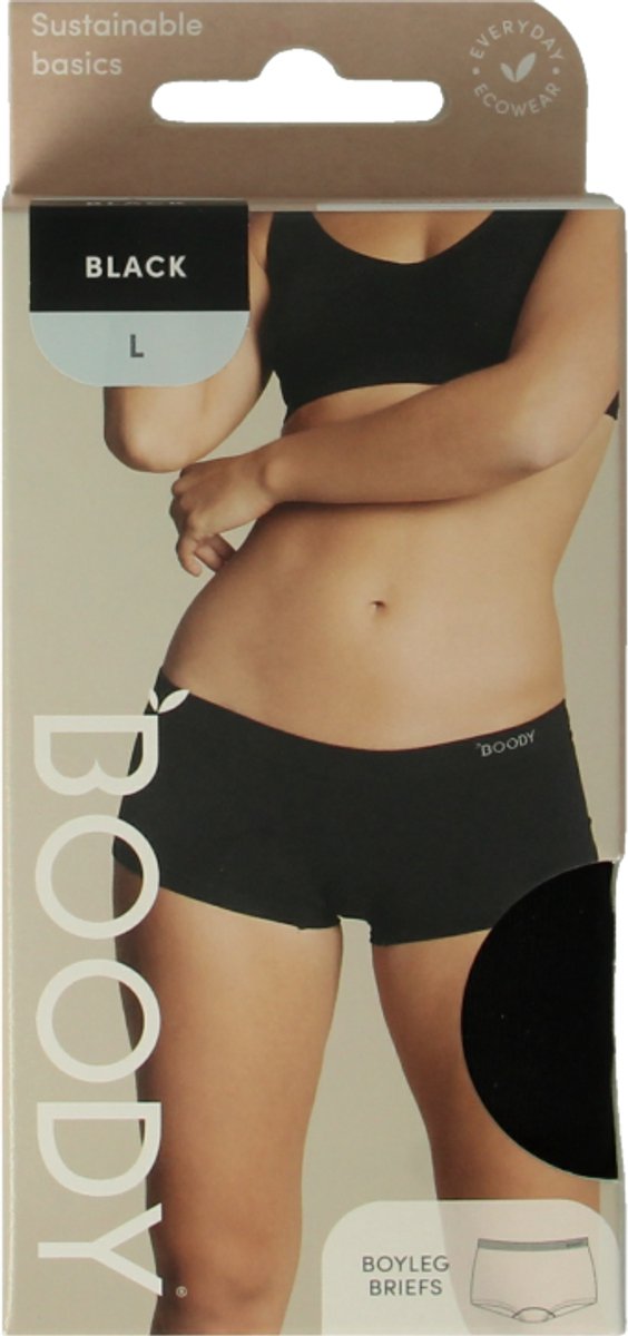 Boody Boyleg damesslip zwart L 1 Stuks