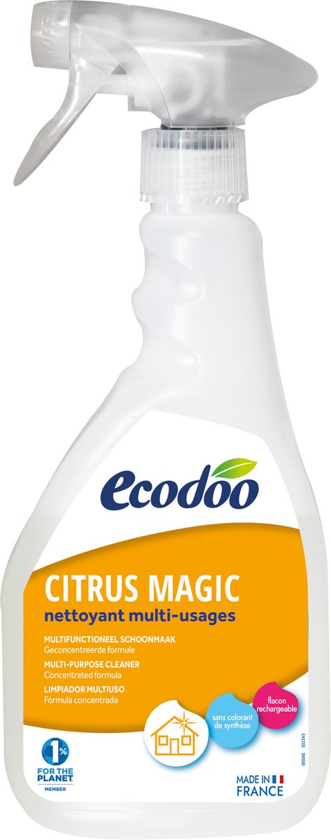 Ecodoo Schoonmaakmiddel citrus bio 500 Milliliter