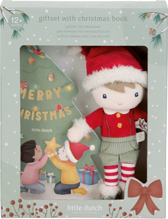 Cadeauset Bijna kerst boek en knuffel