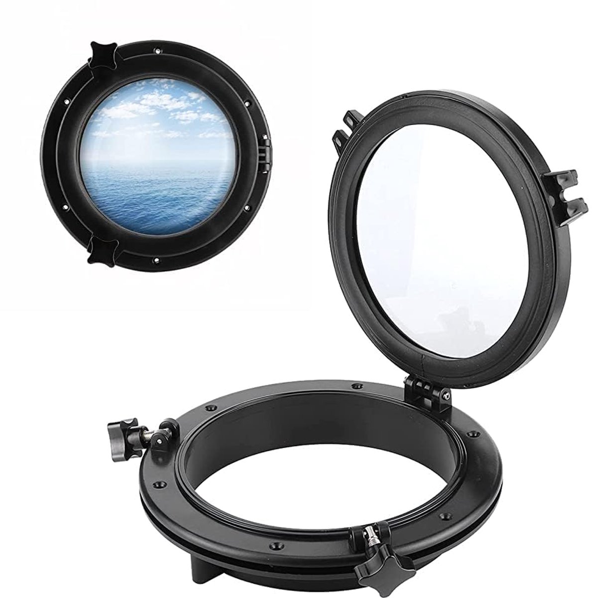 Rond Patrijspoort Venster - Waterdicht - 1 stuk - Kunststof - Ø 19,7 cm