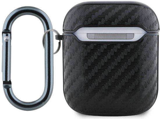 Red Bull Hoesje Met Logo Pu Carbon Voor Airpods 1 2 Bescherming En Compactheid van Red Bull — afbeelding 3