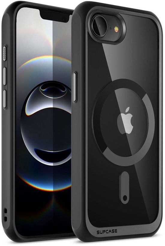 Supcase UB MagSafe geschikt voor iPhone 17e / 16e hoesje - Zwart