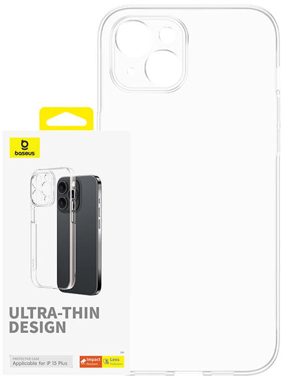 Iphone15 Plus Baseus Os-Lucent-Serie Telefoonhoesje (Transparant)