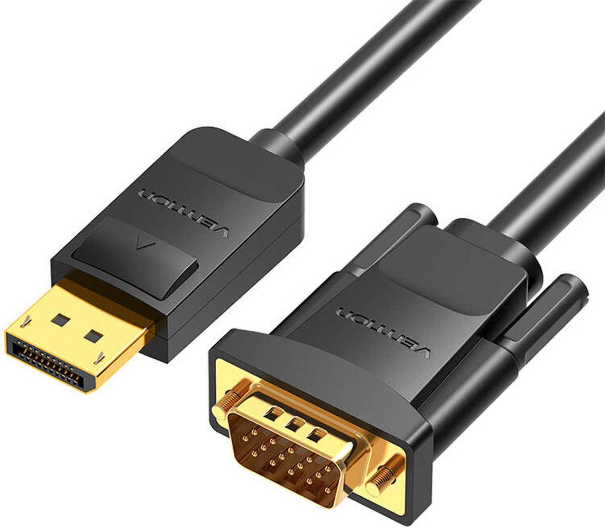 Displayport Naar Vga-Kabel Vention Hblbg 1,5 M, 1080P 60 Hz (Zwart)