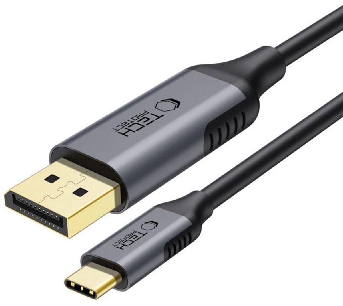 Tech-Protect Usb-C Naar Displayport 1.4 8K 180Cm Adapter Voor Tv-Monitoren