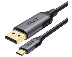 Tech-Protect Usb-C Naar Displayport 1.4 8K 180Cm Adapter Voor Tv-Monitoren