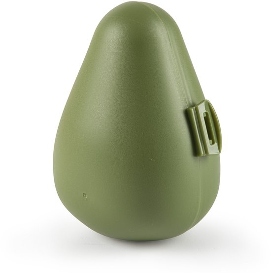 Boîte de conservation Plasticforte - Avocat - 10 x 13 cm - Vert - Réutilisable - Lavable au lave-vaisselle