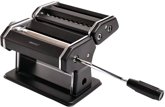 Kinghoff KH-1927 Pastamachine - Professionele Pasta Maker voor Lasagne, Tagliatelle (6mm) en Linguine (2mm) - Inklapbaar, Eenvoudig Schoon Te Maken van Merkloos — afbeelding 4
