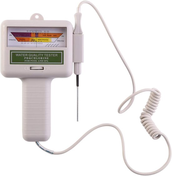 2 in 1 Watertester - PH en Chloor - Zwembadtester - Zwembad onderhoud - Zwemwater kwaliteit - Waterkwaliteit - Zwembad PH Tester