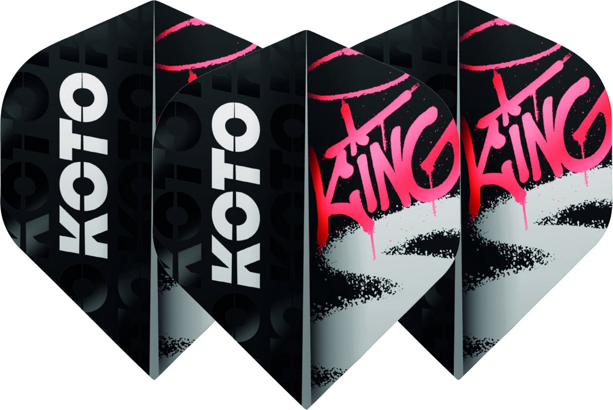 KOTO Rebel Red X NO2 - Dart Flights