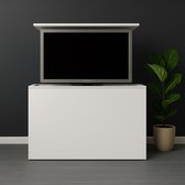 GN TV lift met MDF houten meubel 114x80x30 kast wit gegrond voor 32 t/m 43 inch TV