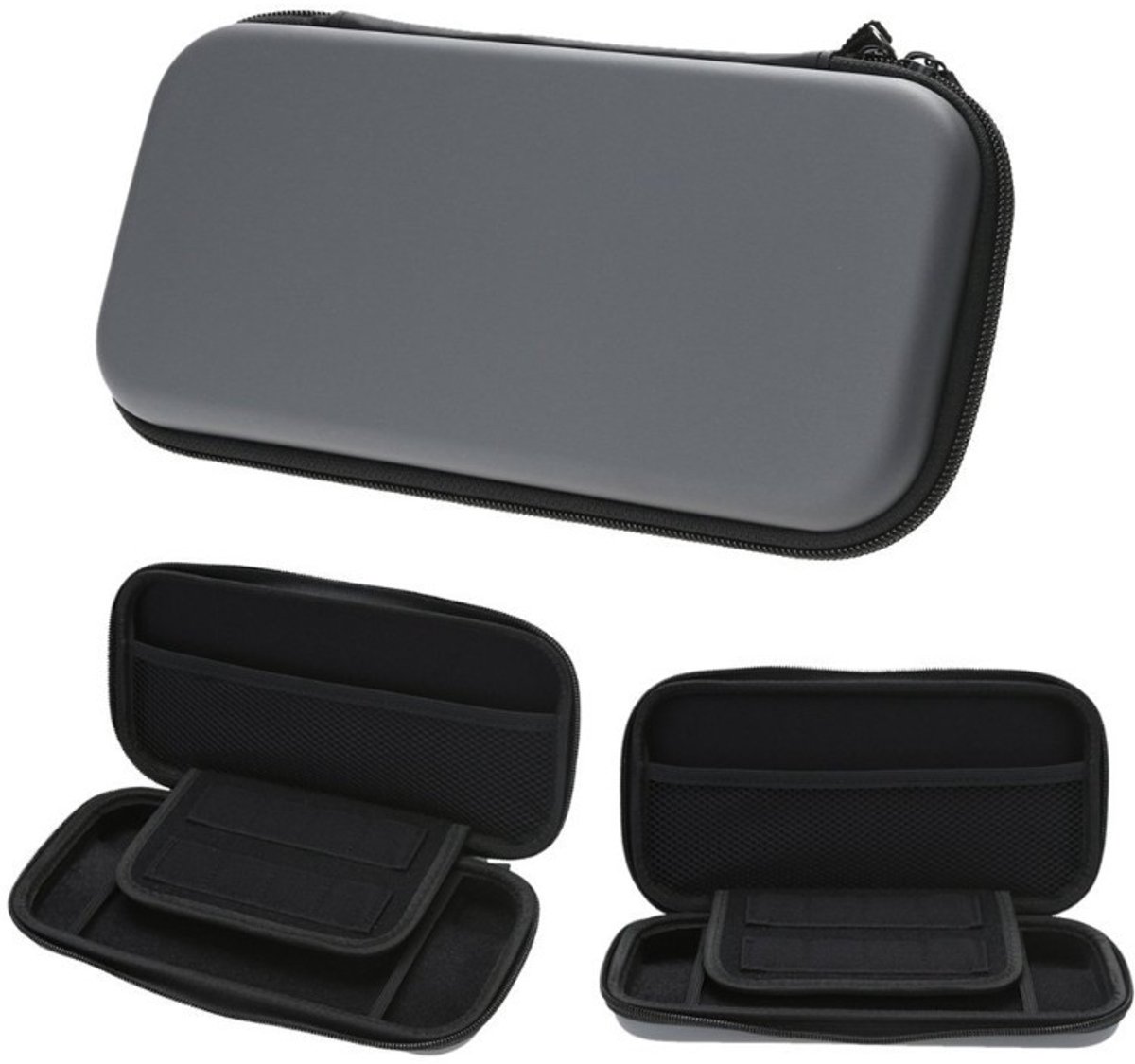 Go Go Gadget - Case - Geschikt voor Nintendo switch - Opberghoes - Hardcase - Grijs