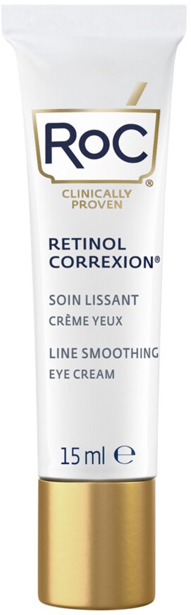 RoC Retinol Correxion Line Smoothing Oogcrème - 3 x 15 ml - Voordeelverpakking