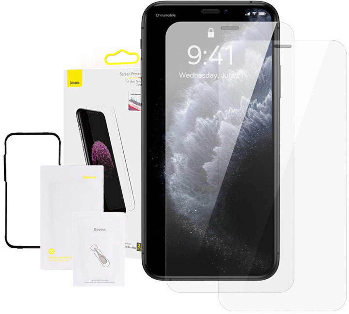 Baseus Gehard Glas Voor Iphone Xs Max 11 Pro Max 2 Stuks Privatiserende Filter