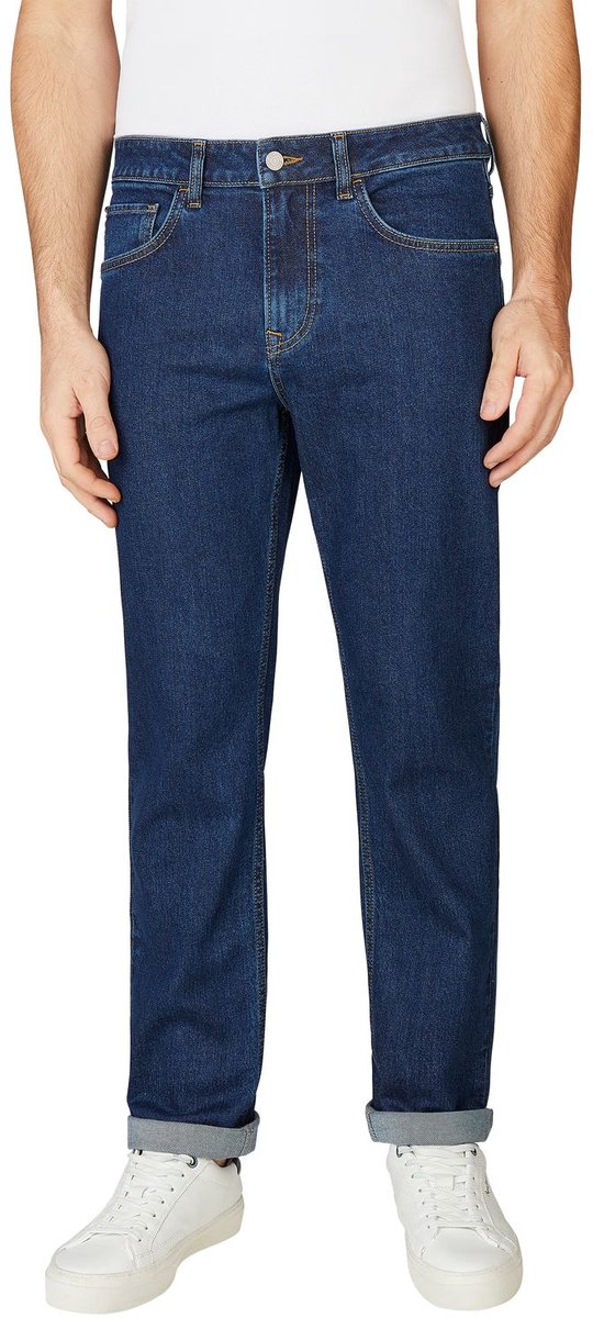 Pepe Jeans Heren Jeans Broeken regular/straight Fit Blauw 33W / 34L Volwassenen