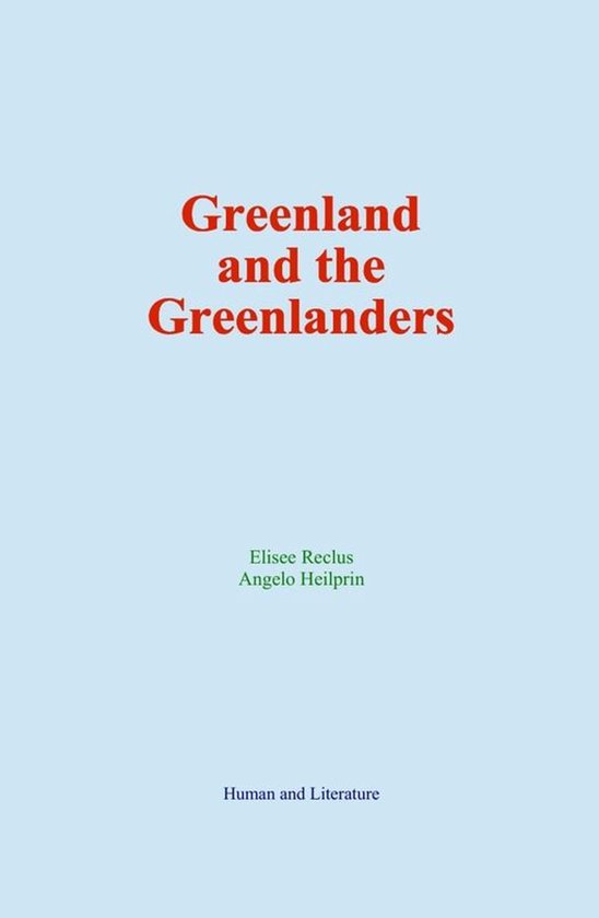 Greenland and the Greenlanders - cover