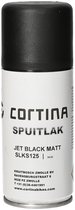 Peinture en aérosol Cortina Jet Black matt 150ml