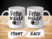 Tasse « Mode Relax » , tasse humoristique, cadeau détente, cadeau pour Cheveux, cadeau pour Hem, tasse à café, tasse à Thee , idée cadeau, tasse calme