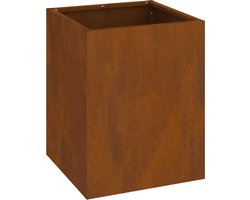 vidaXL - Plantenbak - Roestig - 32 - x - 32 - x - 40 - cm - Cortenstaal
