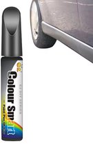 TLVX Lakstift Donker Grijs / Auto Schade Kras Reparatie Pen Verf Kwastje / Car Scratch Repair Dark Grey / Permanent Dark Gray Lak Schade herstellen Auto / Motor / Scooter / E-Bike / Fatbike / Kras Verwijderen / Steenslag / Sleutelschade / Waterproof