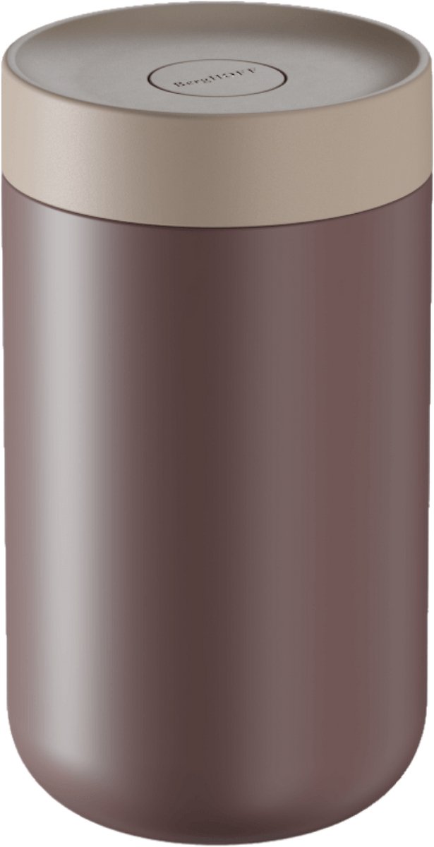 BergHOFF Home Nommie – Thermos Lunchbox - Food Jar 0.75L – Lekvrije Yoghurtbeker To Go – Isoleerbeker voor Soep - Dubbelwandige Isolatie - RVS Thermische Voedselcontainer – Houdt 6u Warm/Koud – Roze