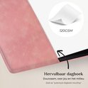 Roze, hervulbaar dagboek met 120GSM papier.