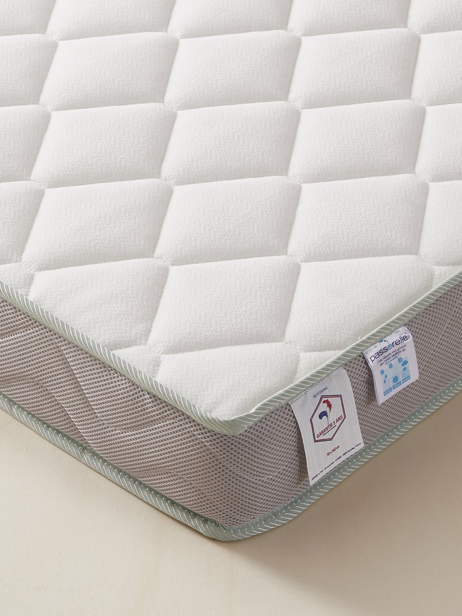 vertbaudet Warmteregulerende babymatras met Passerelle®-behandeling Wit