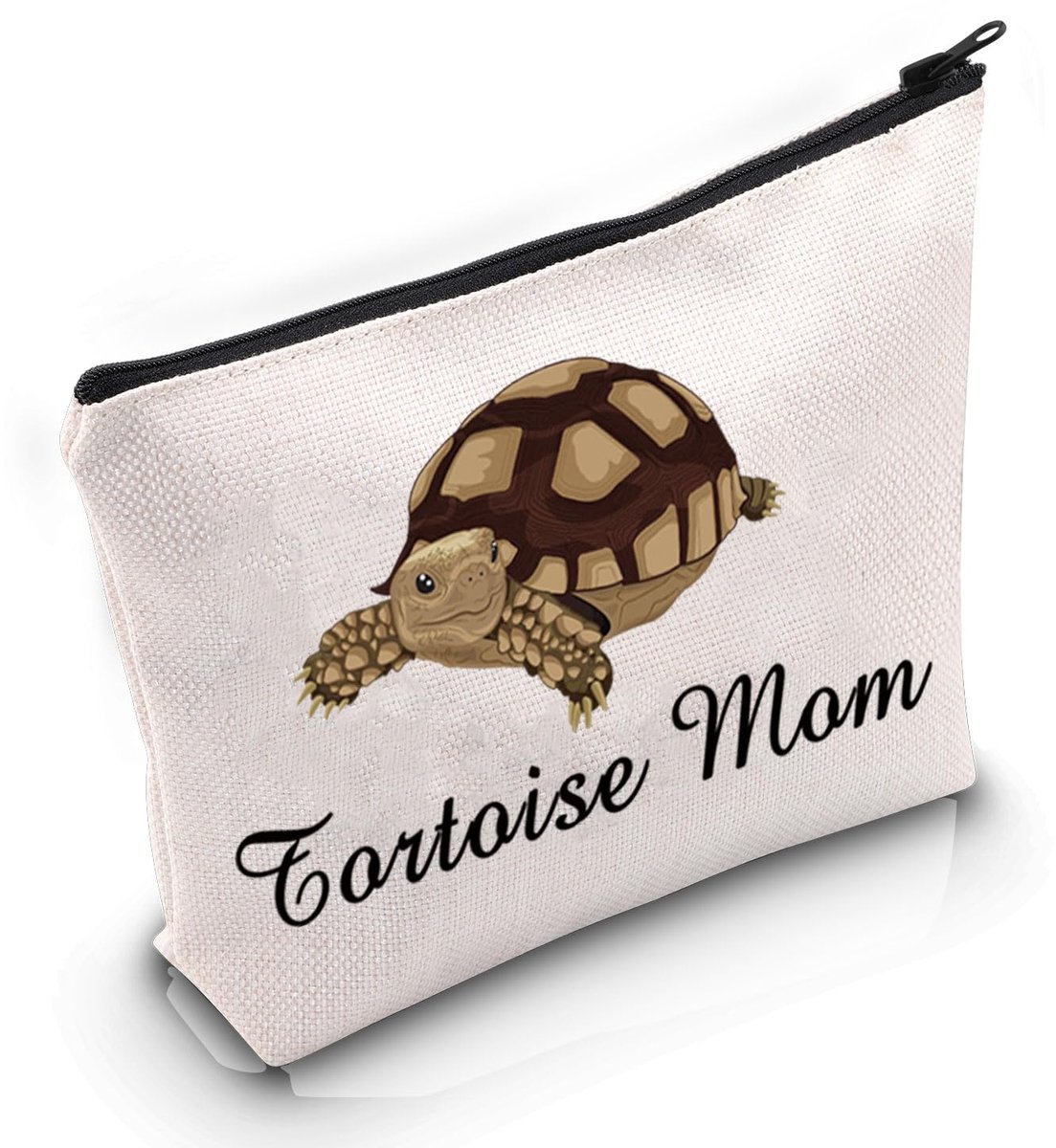 Turtle Lover Gift Turtle Mom Makeup Bag Pet Reptile Cosmetic Bag Turtle Owner Merch, Turtle Mom Bag