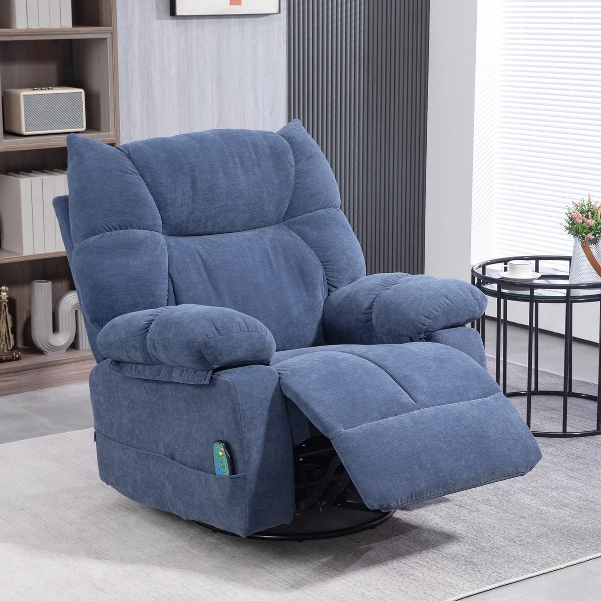 Afbeelding 3 van GranMaison Massagestoel Elektrisch 1 Persoon Blauw