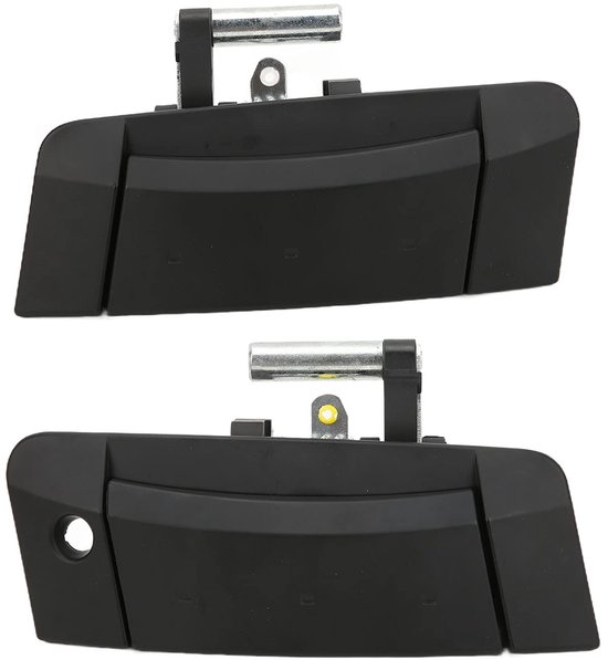 Foto: Car door handle 2pcs door handle exterior exterior exterior black door handle 80607 cd00b black replacement for 350z 2003 2009