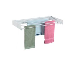 wanddroogrek inklapbaar - 15 x 100 x 50 cm - binnen - buiten - wit