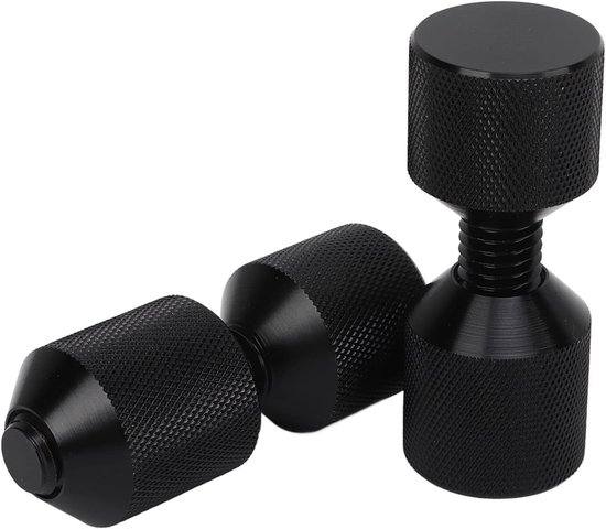 Professionele Aluminium Flens Uitlijning Pinnen Set - 2 Stuks Dubbele Gat Schroefdraad Pen Voor Auto, Boot & Grote Machines