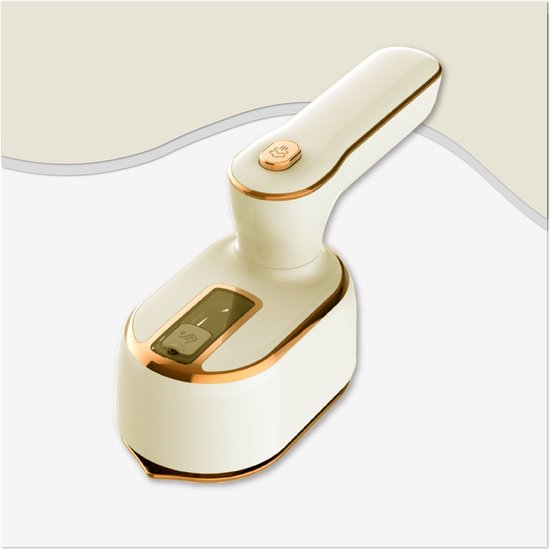 Colorful Sun® Reisstrijkijzer - Mini Strijkijzer - Inklapbaar - Draagbare strijkmachines - Nieuw 100 ML groot waterreservoir - Sprayfunctie - Stomend Effect - Travel Iron - Strijkijzer Vakantie - Reisstrijkijzer Klein - Vakantie cadeaus - Beige