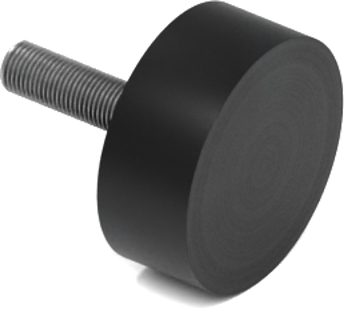 Rubbermagazijn - Trillingsdemper Type D 25x10mm - M6 - Set 10 stuks
