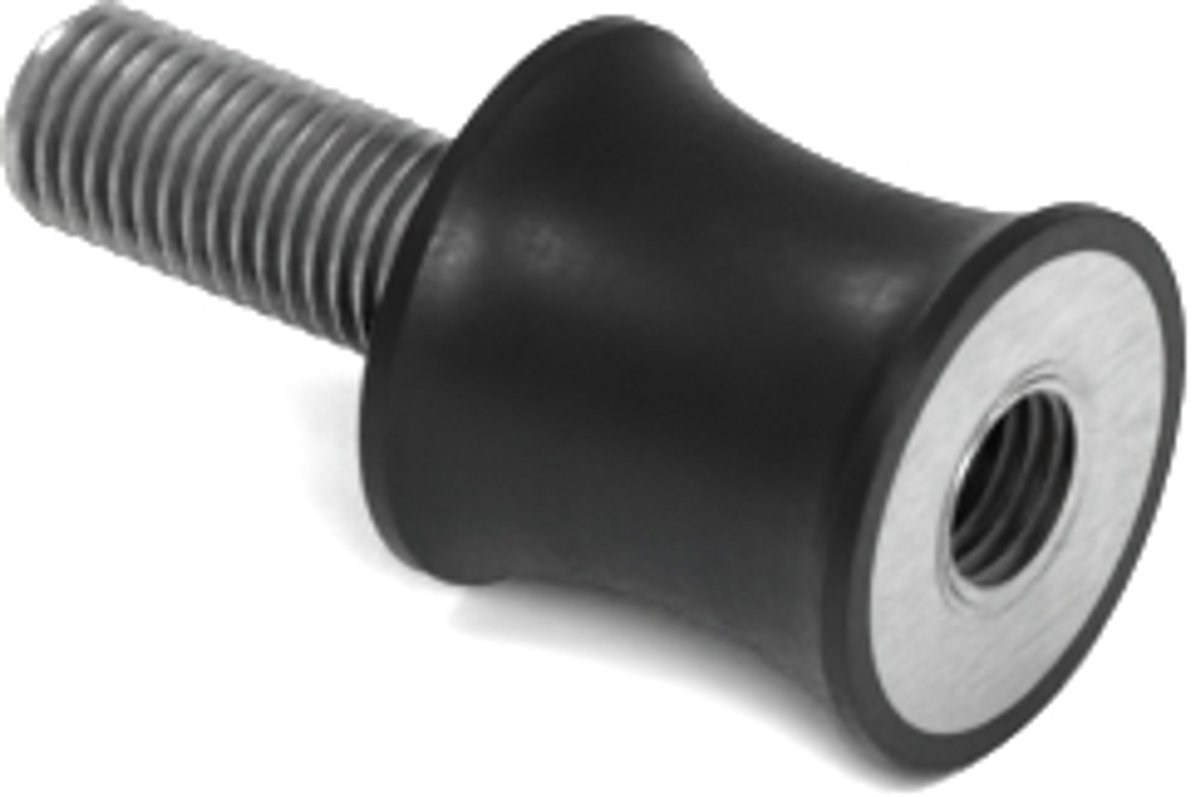 Rubbermagazijn - Tailledemper Type B/F 10/8x10mm - M4 - Set 10 stuks