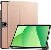 Coverup Tablethoes geschikt voor OPPO Pad SE Hoesje - Tri-Fold Book Case met Wake/Sleep - Rose Gold